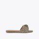 Kurt Geiger Kensington Flat Sandal - Beige Combination