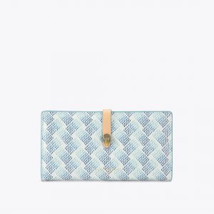 Kurt Geiger Camden Soft Wallet - White Comb