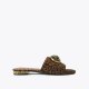 Kurt Geiger Chelsea Flat Sandal - Dark Brown Combination