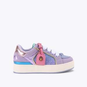 Kurt Geiger Junior Southbank Tag Sneaker - Lilac