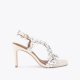 Kurt Geiger Flower Heel - Bone Combination