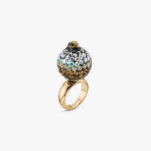 Kurt Geiger Pave Bubble Ring - Metal Combination