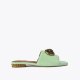 Kurt Geiger Chelsea Flat Sandal - PALE GREEN