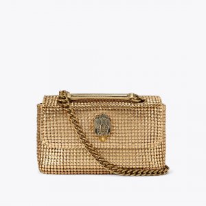 Kurt Geiger Kensington Chainmail Bag - Bronze