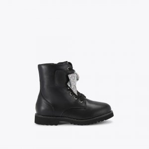Kurt Geiger Junior Mini Kensington Bow Boot - Black