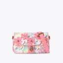 Kurt Geiger Camden Flap Shoulder Bag - Pink Combination
