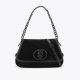 Kurt Geiger Large Chelsea Saddle Bag - Black