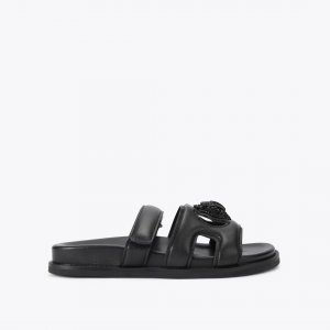Kurt Geiger Eagle Drench Cut Out Sandal - Black