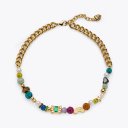 Kurt Geiger Pave Charm Necklace - Multi / Other
