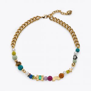 Kurt Geiger Pave Charm Necklace - Multi / Other