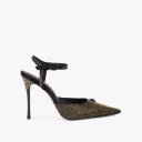Kurt Geiger Eagle Point Ankle Strap Heel - Black Combination