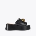Kurt Geiger Chelsea Flatform Mule Sandal - Black