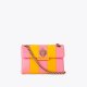 Kurt Geiger Mini Leather Kensington Bag - Pink Combination