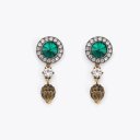 Kurt Geiger Octavia Eagle Earrings - Green