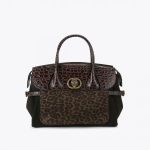 Kurt Geiger Chelsea Tote Bag - Dark Brown Combination