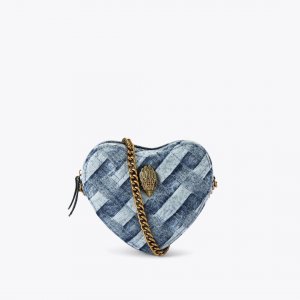 Kurt Geiger Kensington Heart Bag - Denim