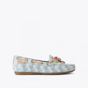 Kurt Geiger Eagle Moccasin - White Comb