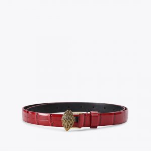Kurt Geiger Eagle Belt - Red Dark