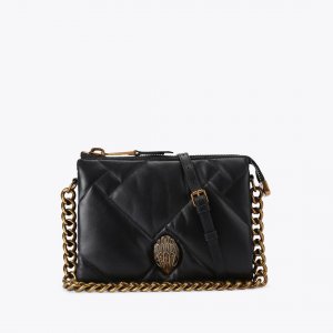 Kurt Geiger Kensington Puff Pouch Bag - Black