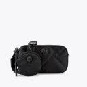 Kurt Geiger Small Recycled Duo Zip Camera Bag - Black