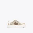 Kurt Geiger Junior Lana Heart Sneaker - Gold