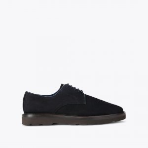 Kurt Geiger Mens Aiden Derby - Blue Dark