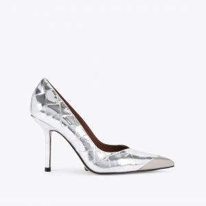 Kurt Geiger Regent Point Court Heel - Silver