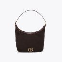 Kurt Geiger Chelsea Soft Hobo Bag - Dark Brown