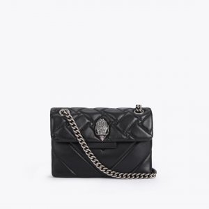 Kurt Geiger Mini Leather Kensington Bag - Black