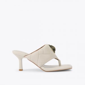 Kurt Geiger Puff Heel Sandal - Bone