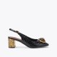 Kurt Geiger Chelsea Block Slingback Heel - Black