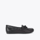 Kurt Geiger Eagle Moccasin Drench Flat - Black