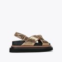 Kurt Geiger Orson Cross Strap Sandal - Bronze
