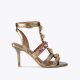 Kurt Geiger Octavia High Gladiator Heel - Bronze Combination