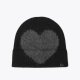 Kurt Geiger Intasia Heart Beanie - Black