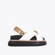 Kurt Geiger Orson Cross Strap Sandal - Bone