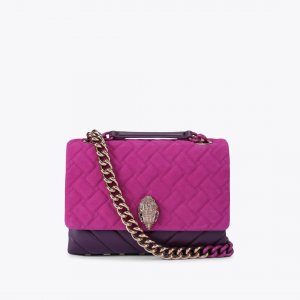 Kurt Geiger Large Kensington Kurt Bag - Fushia