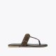 Kurt Geiger Kensington T-bar Sandal - Dark Brown Combination