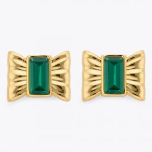 Kurt Geiger Small Bow Studs - Gold
