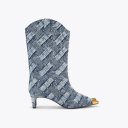 Kurt Geiger Regent Denim Western Boot - Denim