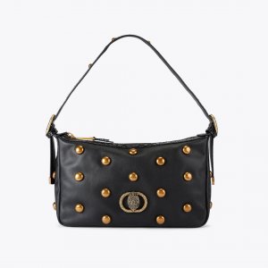 Kurt Geiger Soft Chelsea Stud Shoulder Bag - Black Combination
