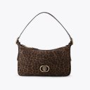 Kurt Geiger Chelsea Soft Shoulder Bag - Dark Brown Combination