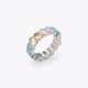 Kurt Geiger Rainbow Crystal Ring - Silver