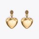 Kurt Geiger Extra Heart Earrings - Gold