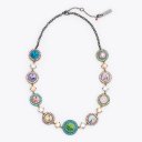 Kurt Geiger Small Octavia Necklace - Pink Combination