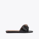 Kurt Geiger Kensington Flat Sandal - Black