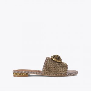Kurt Geiger Chelsea Flat Sandal - Beige
