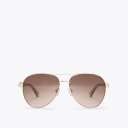 Kurt Geiger Regent Aviator Sunglasses - Gold