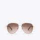 Kurt Geiger Regent Aviator Sunglasses - Gold