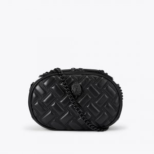 Kurt Geiger Kensington Drench Oval Camera Bag - Black